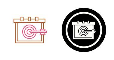 icono de vector de destino