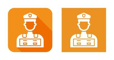 Police Man Vector Icon