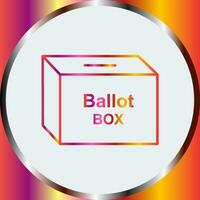 Ballot Box Vector Icon