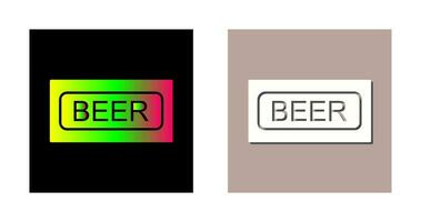 Beer Sign Vector Icon