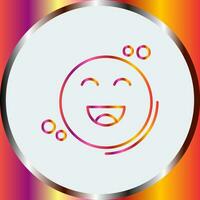 Happiness Vector Icon