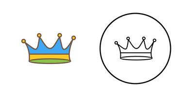 King Crown Vector Icon