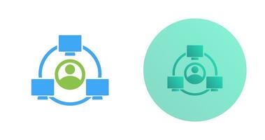 icono de vector de red