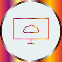 Unique Cloud System Vector Icon