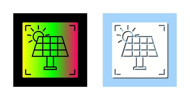icono de vector de panel