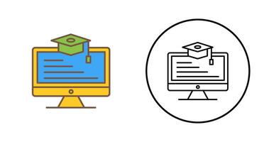 Online Learning Vector Icon