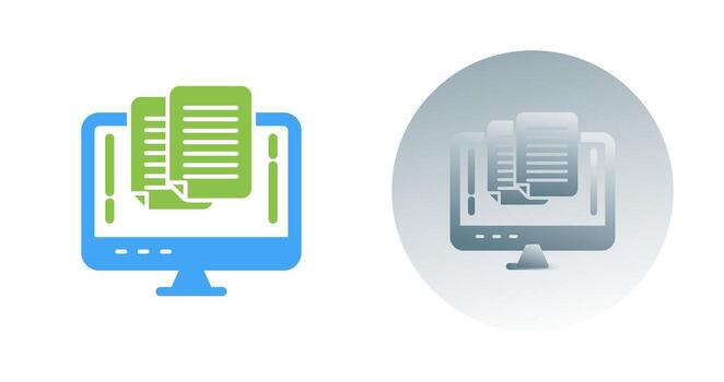 pegar icono vectorial vector