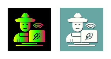 Farmer Vector Icon