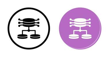 icono de vector de datos estructurados