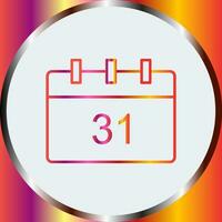 Unique Calendar Vector Icon