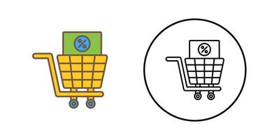 Shopping Tax Vector Icon