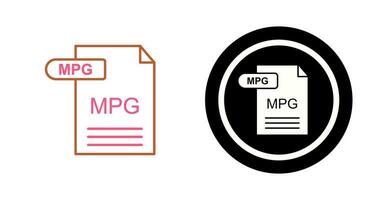 MPG Vector Icon