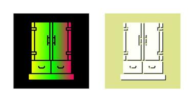 icono de vector de cajón de gabinete