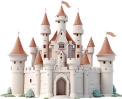 Castle png with AI generated.