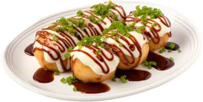 takoyaki png med ai genererad.