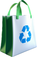 Reusable bag png with AI generated.