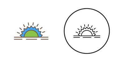 icono de vector de sol