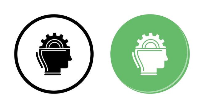 Machine Learning Vector Icon