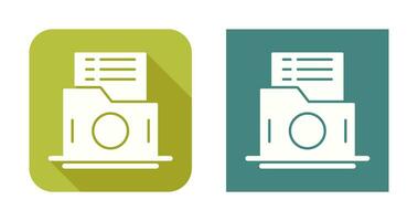 List Folder Vector Icon