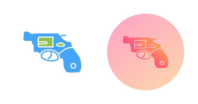 Unique Revolver Vector Icon