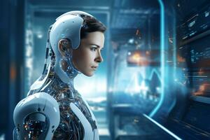 Show how robotics are integrated into our daily lives. AI Generative photo