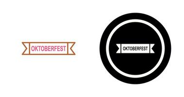 Oktoberfest Banner Vector Icon