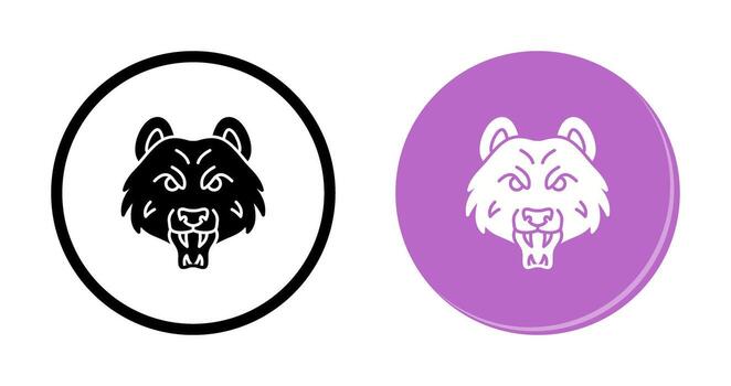 icono de vector de oso