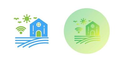 Smart Farm Vector Icon