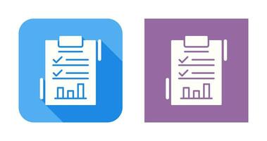 Report List Vector Icon