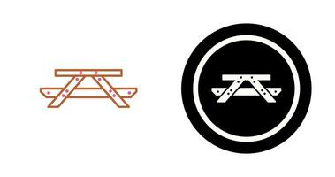 Picnic of Table Vector Icon