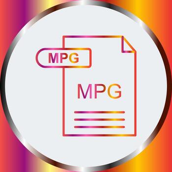 icono de vector de millas por galón