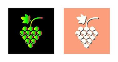 icono de vector de uvas