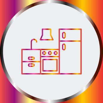 icono de vector de cocina