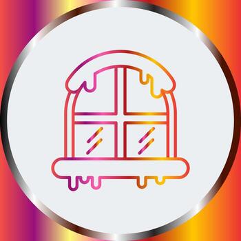 icono de vector de ventana