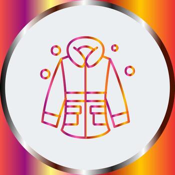 Winter Jacket Vector Icon