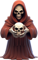 Necromancer png with AI generated.