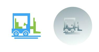 Forklift Vector Icon