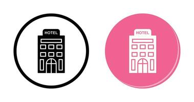 icono de vector de hotel