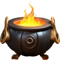 Cauldron png with AI generated.