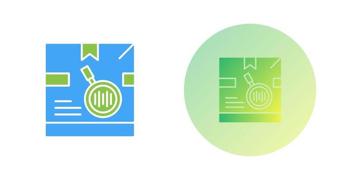 Tracking Code Vector Icon