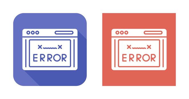 Error Code Vector Icon