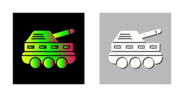 icono de vector de tanque de infantería