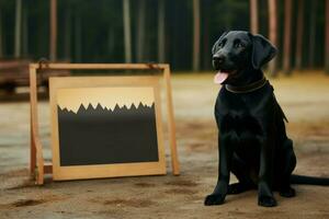 Engaging Dog training. Generate Ai photo