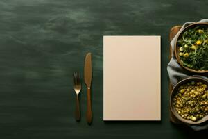 Versatile Food day mockup background. Generate Ai photo