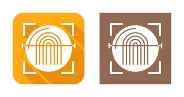 Fingerprint Scanner Vector Icon