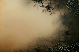Intricate Cobweb mockup background. Generate Ai photo