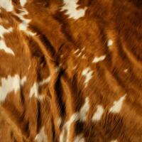 vibrante vaca piel bandera. generar ai foto