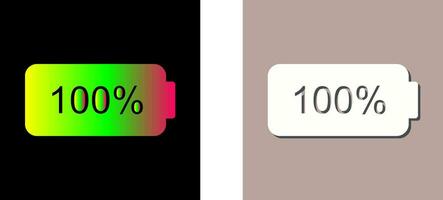 Unique Full Battery Vector Icon