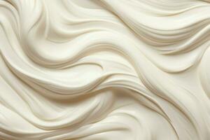 Creamy Cream texture background. Generate ai photo