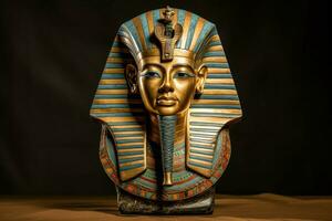 Egyptian king head. Generate Ai photo